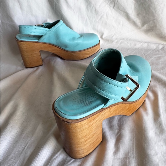 CHARLOTTE STONE
Bonnie Leather Slingback Strap Platform Clog size 10 - Picture 7 of 15